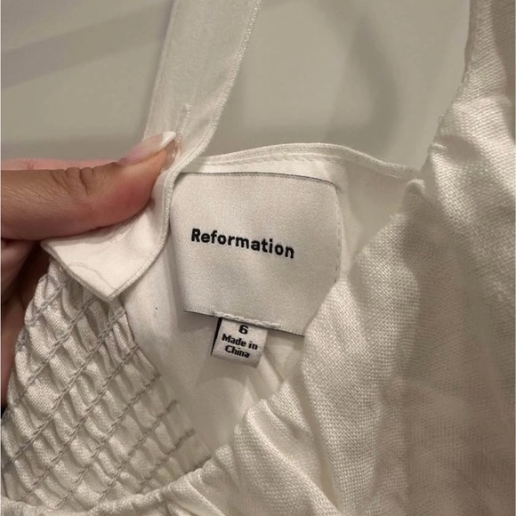 Reformation Baila Linen Dress - Picture 4 of 4